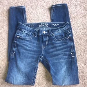 Buckle Black Skinny stretch jeans